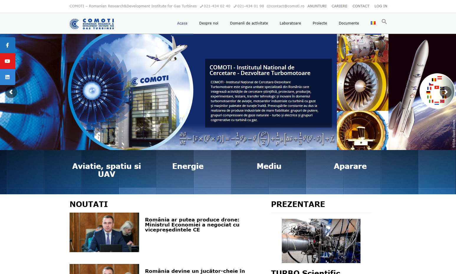 COMOTI – site de prezentare