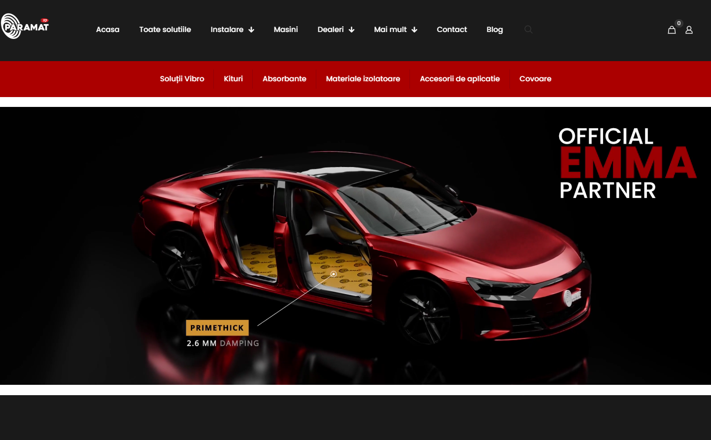 Paramat – site de prezentare
