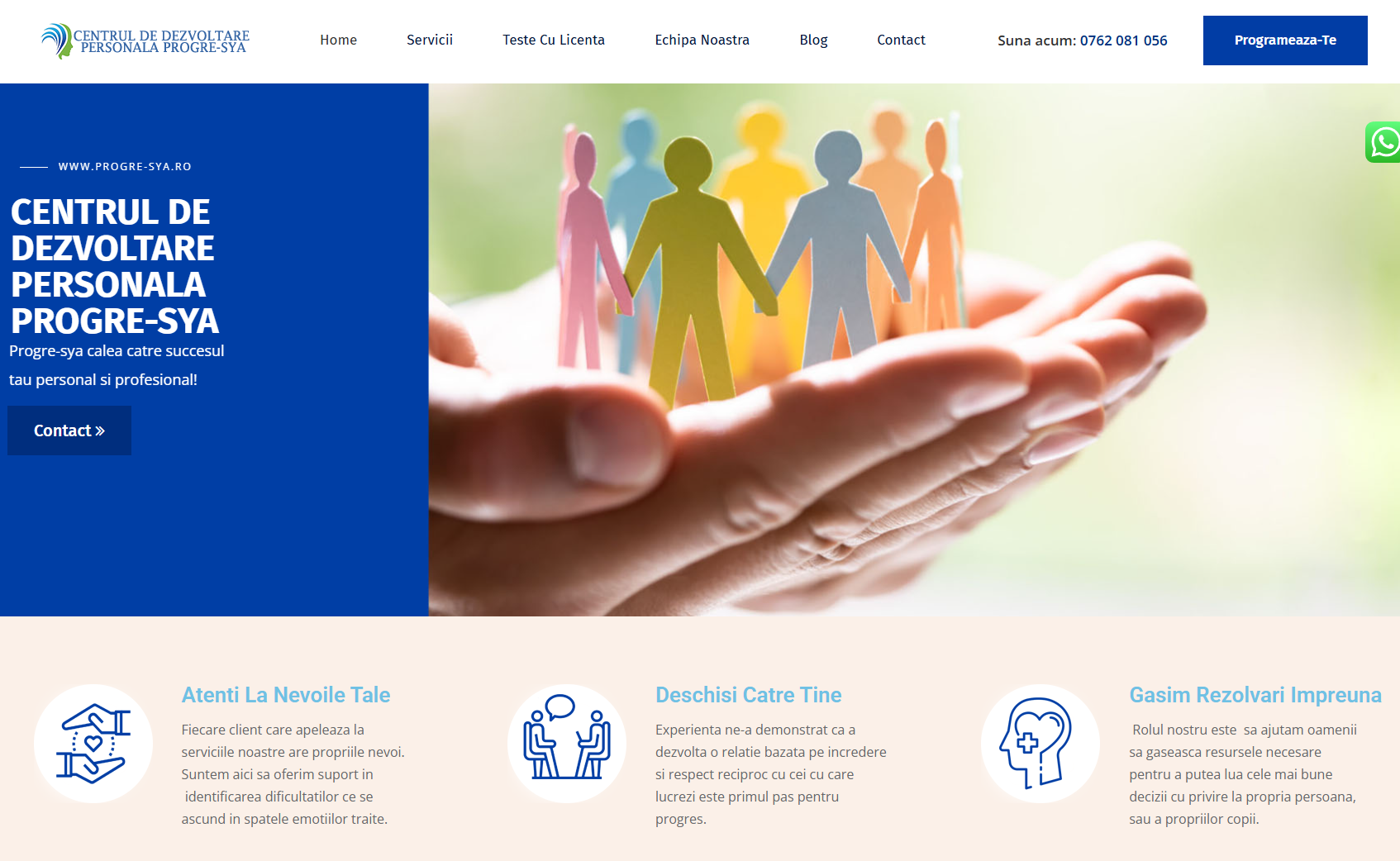 Progre-sya – site de prezentare